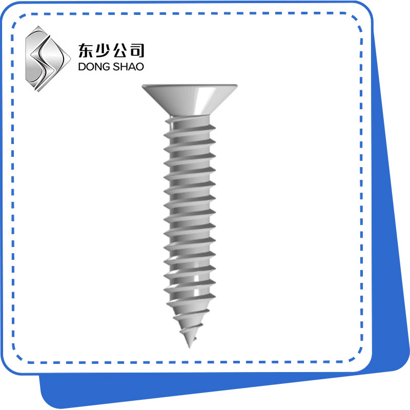 Cross Recessed Countersunk Kepala Ngawut-awut Self-Tapping